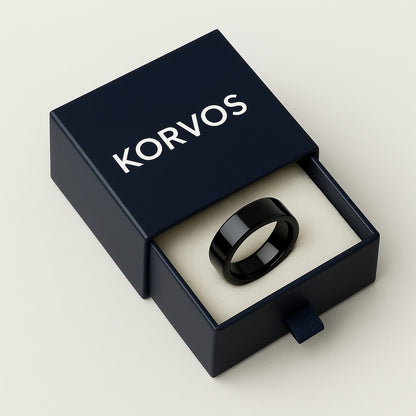 Korvos Ring Hematite
