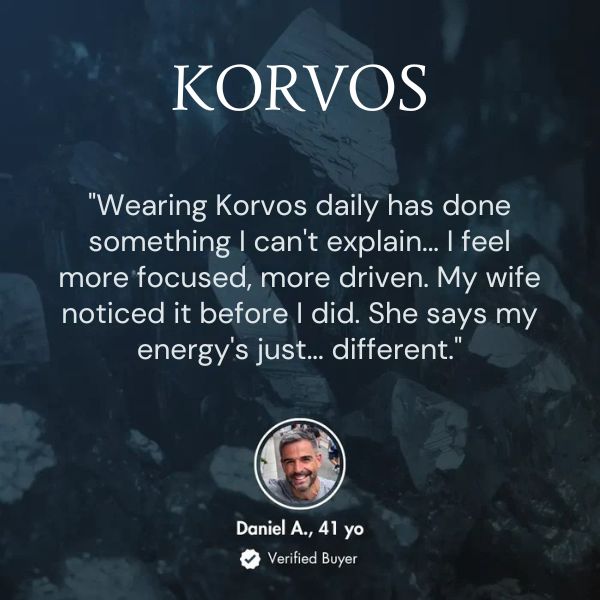 Korvos Ring Hematite