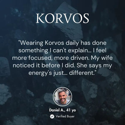 Korvos Ring Hematite